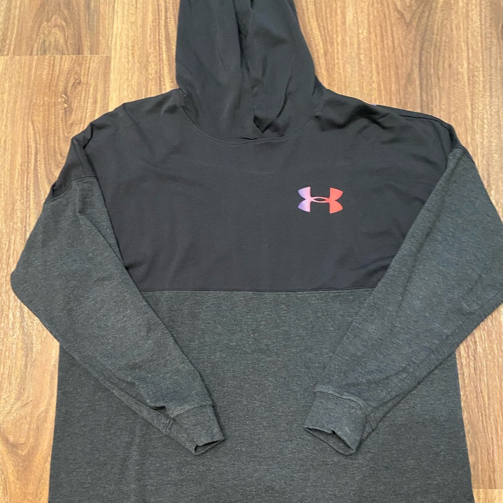 Under Armor shirt with hoodie